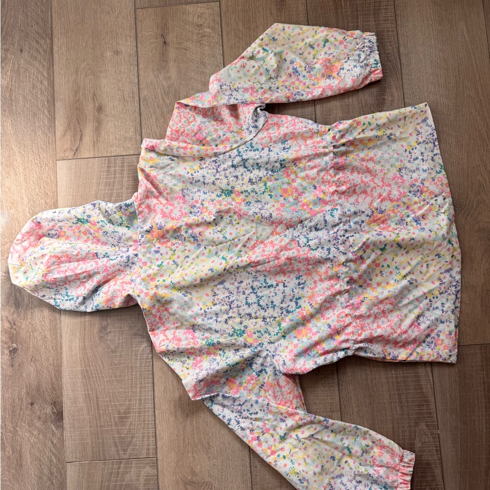 Fabletics Floral Multicolor Pullover Lightweight … - image 3